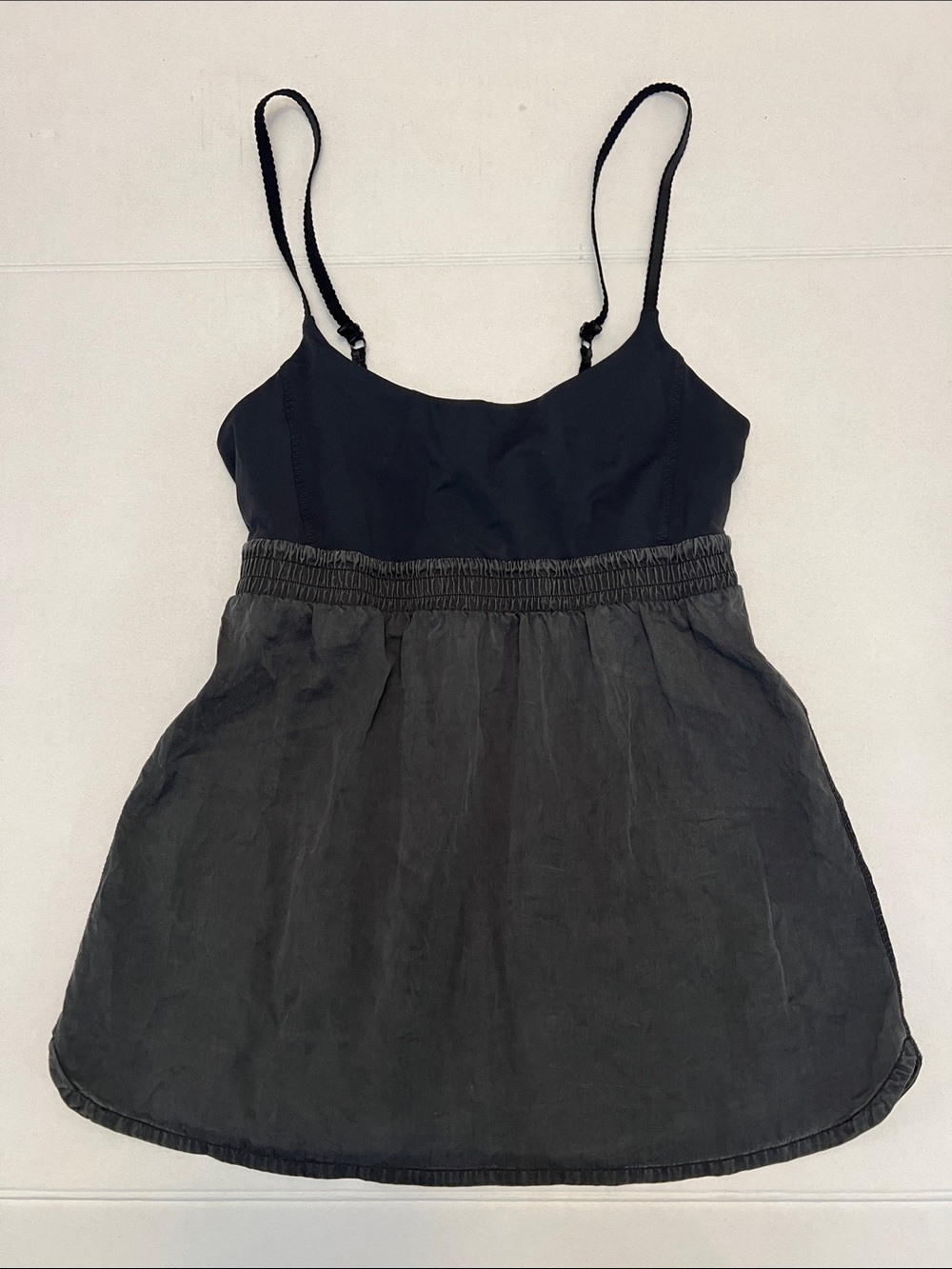 LULULEMON BLACK BLISS TANK ADJUSTABLE BRAIDED STRAPS SIZE 8